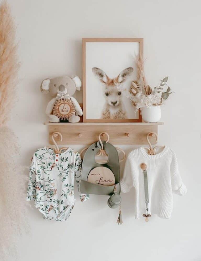35 nursery shelf & decor ideas