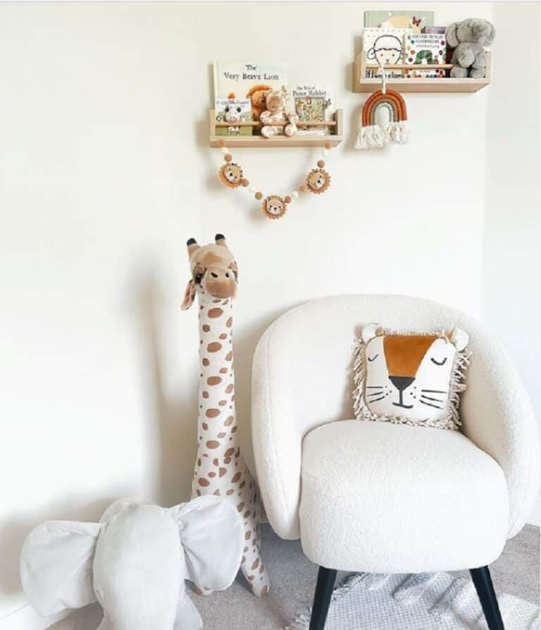 35 nursery shelf & decor ideas