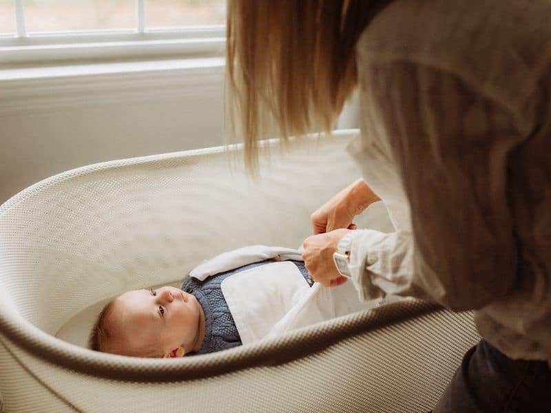 Bassinets are small standalone beds, designed for newborns