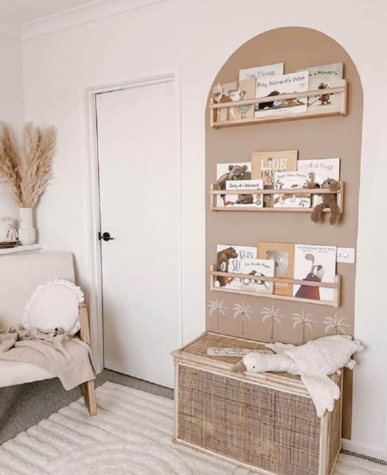 35 nursery shelf & decor ideas