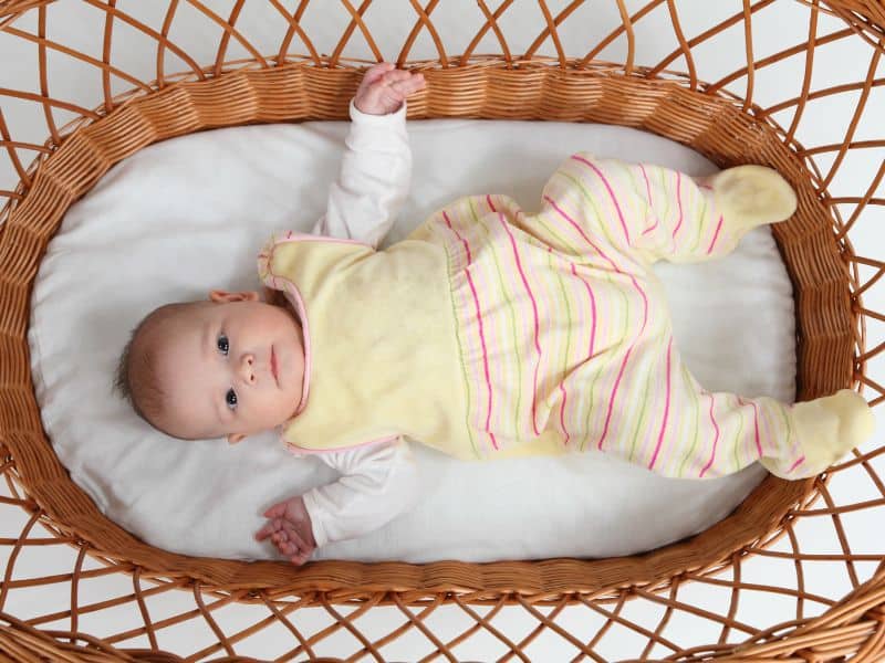 a small bassinet for a newborn will be grown out of quickly