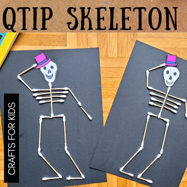 qtip skeleton craft ideas