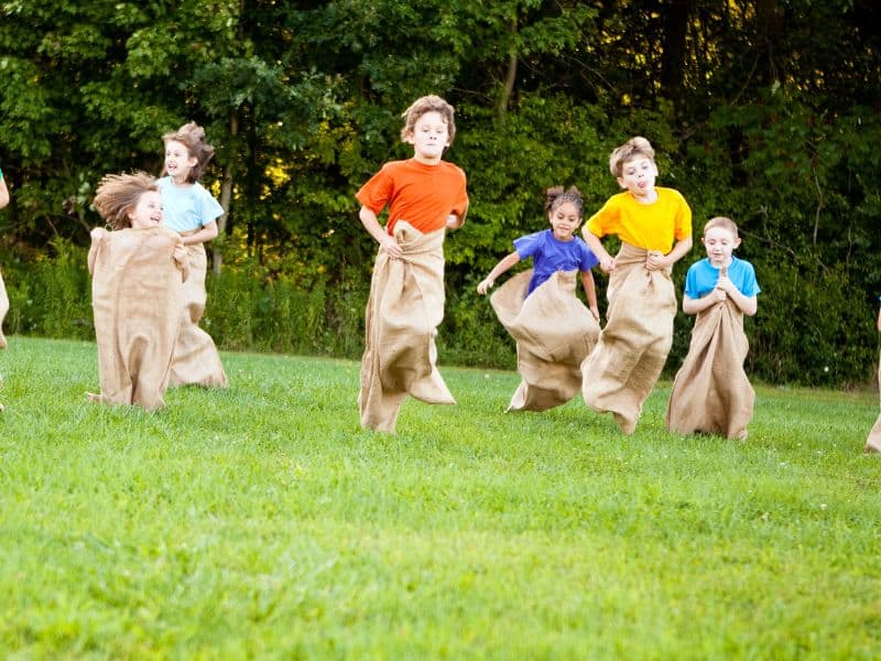 sack race activities for 15 year old boy birthday party