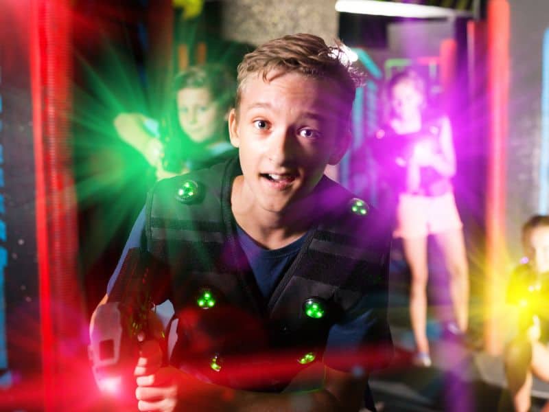 laser tag birthday theme for a boy's party