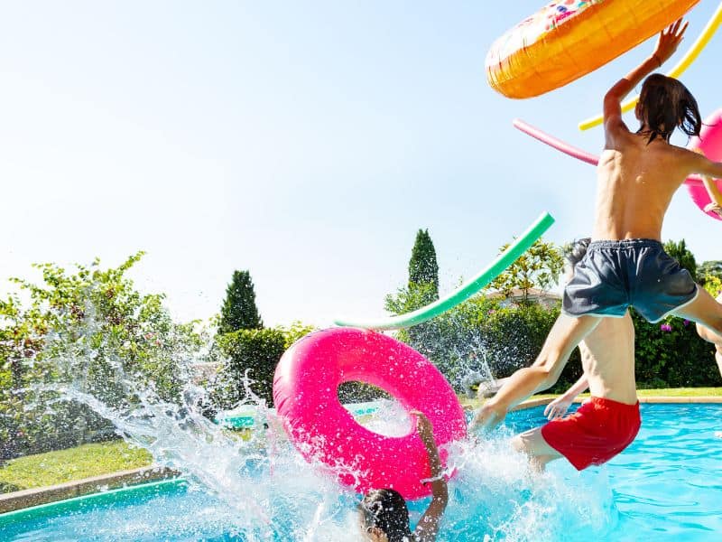 pool birthday party for boys