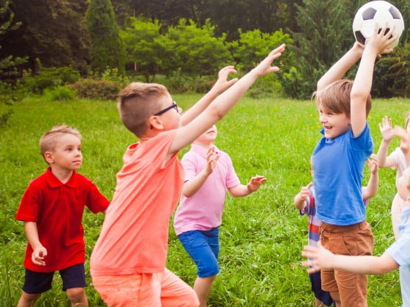 ball games pass the ball soccer football outdoor parties for boys