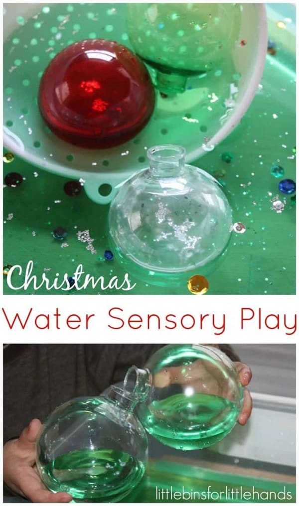Christmas Water Sensory Bin