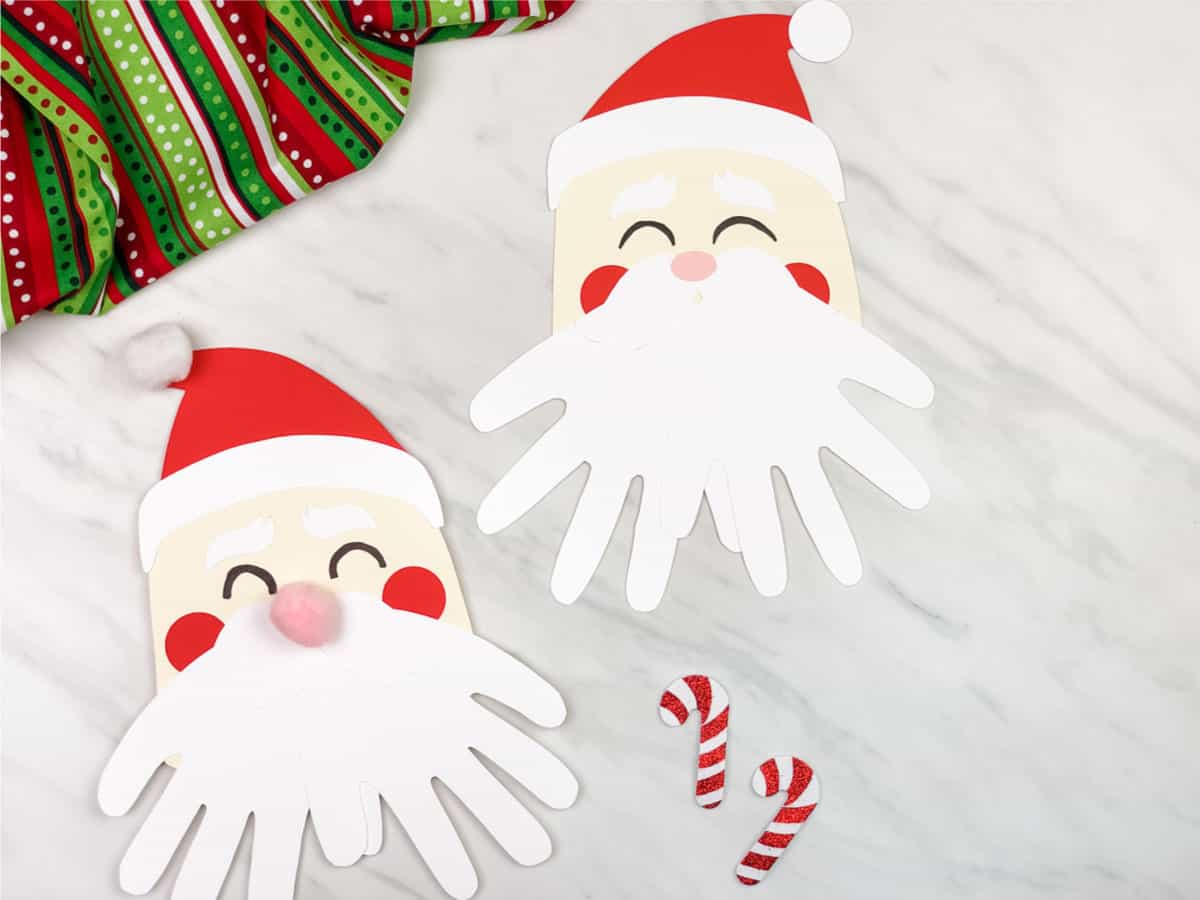 41 Easy Santa Claus crafts for toddlers {+ Santa Hat Crafts}