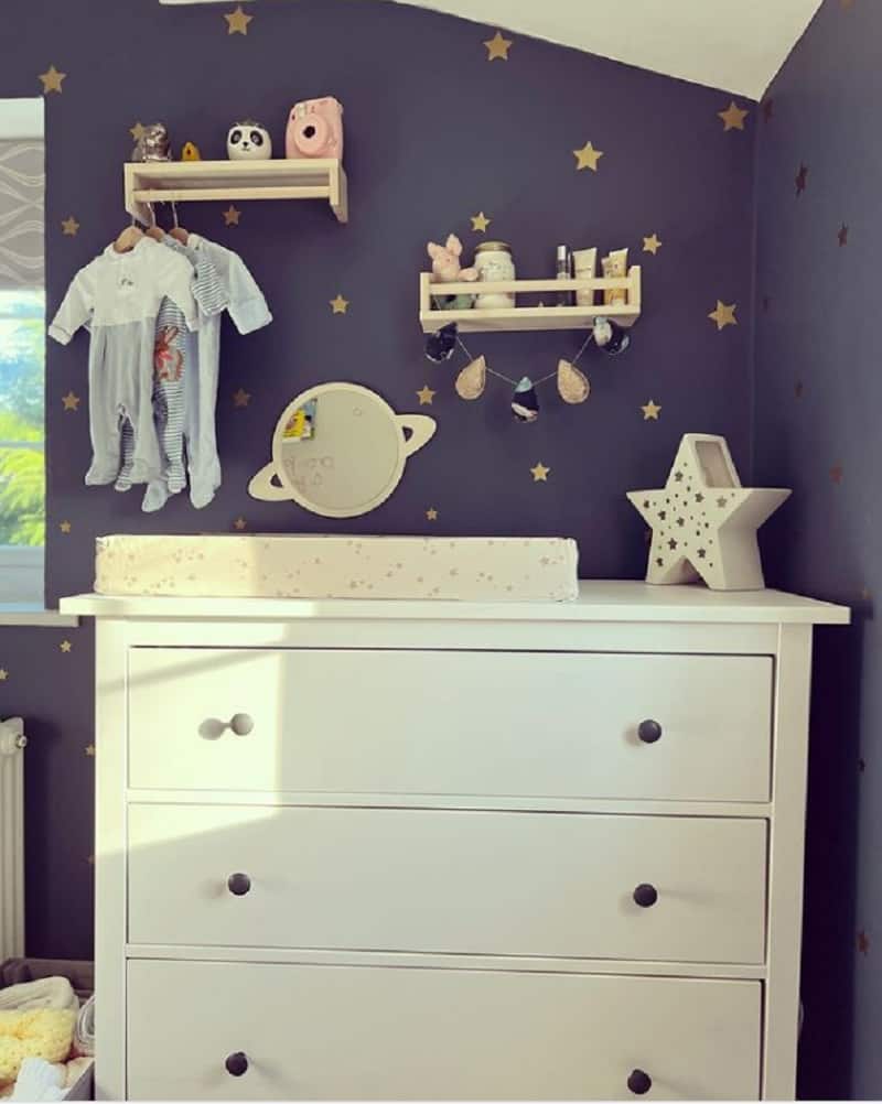 A Wall Full of Stars Nursery Corner