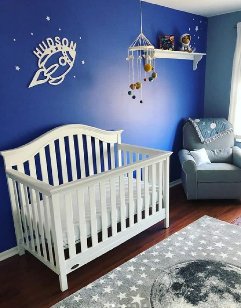 Space-Themed Nursery rug
