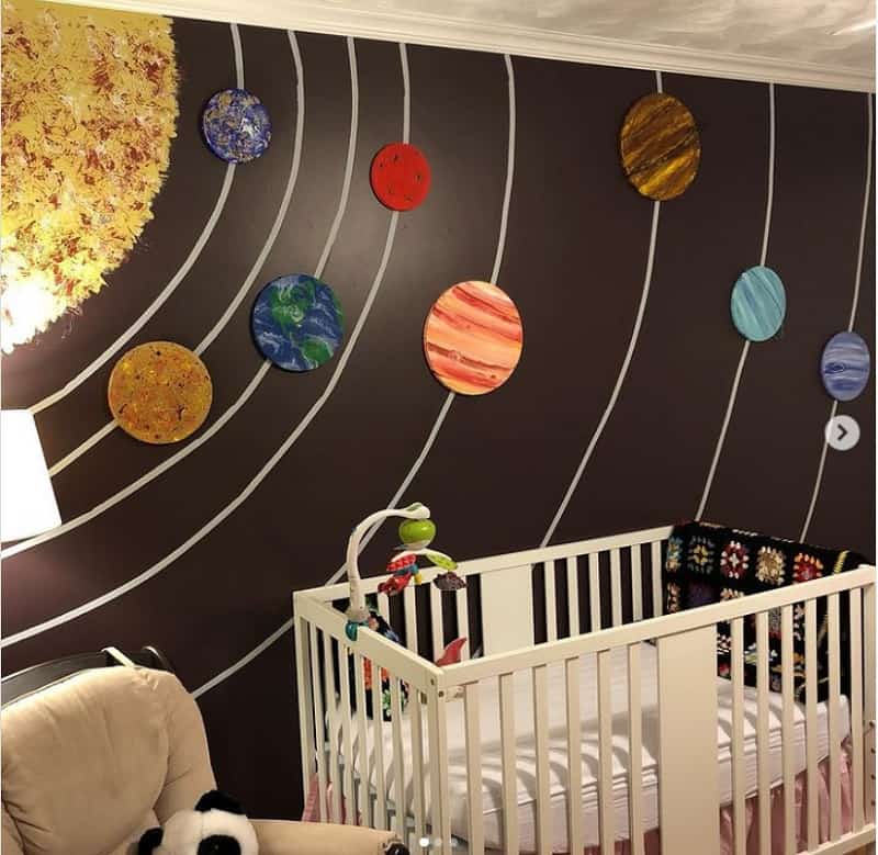 2d space themed ideas for a nursery room