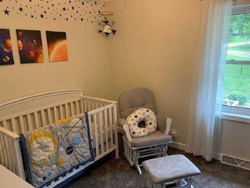 space themed nursery wall decors and items