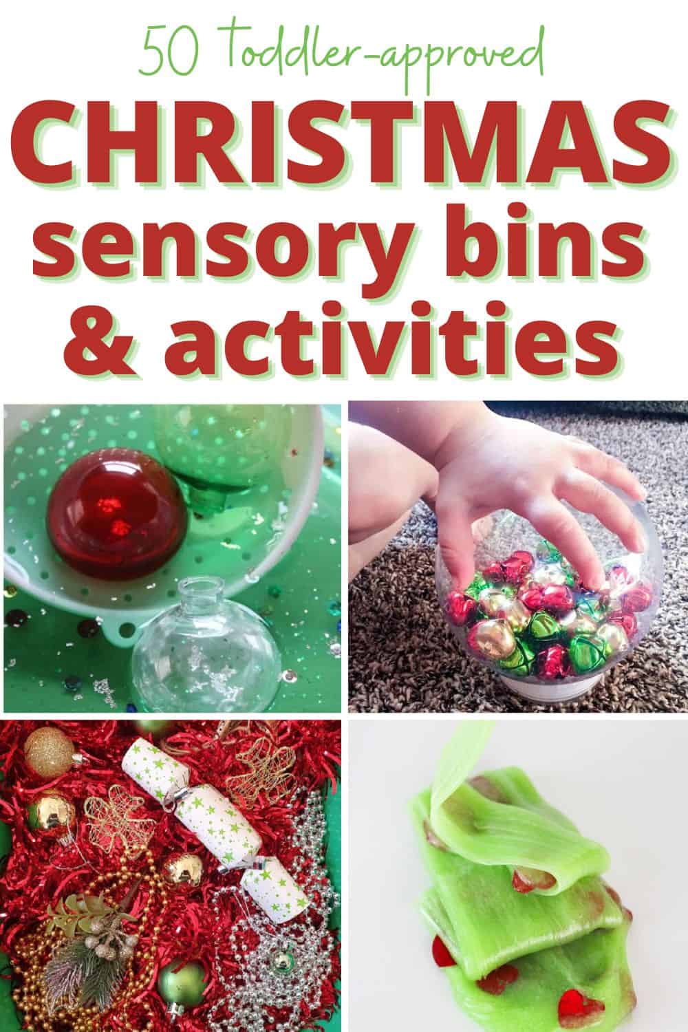 12 Gorgeous Christmas Sensory Bins!  Preschool christmas, Christmas  activities, Preschool crafts