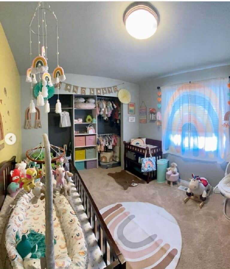 41 Stunning Rainbow Nursery Ideas for Baby Boys & Girls