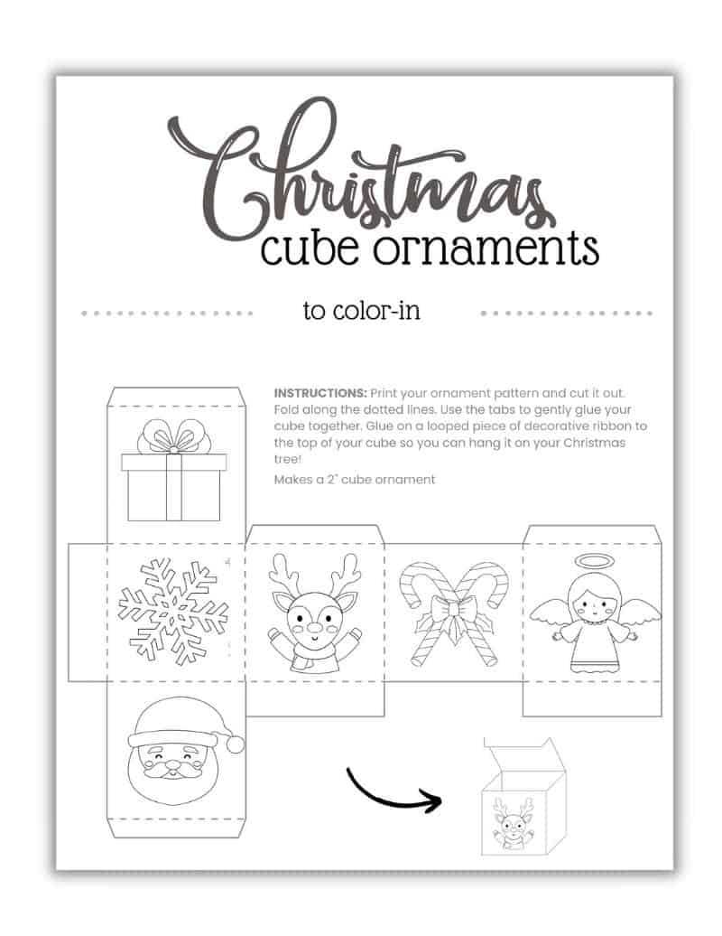 easy Christmas PAPER ornaments to make with TODDLERS