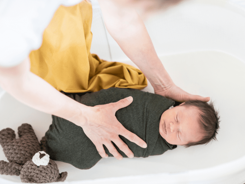 keeping babys hands warm in a sleep sack