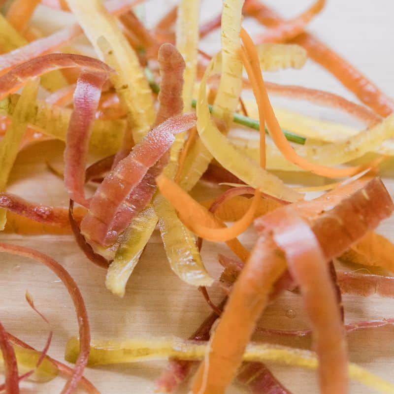 vegetable peel play to exploring different textures, colors and smells.