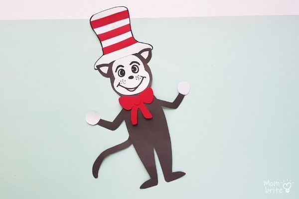 Cat in the hat craft with free printable template