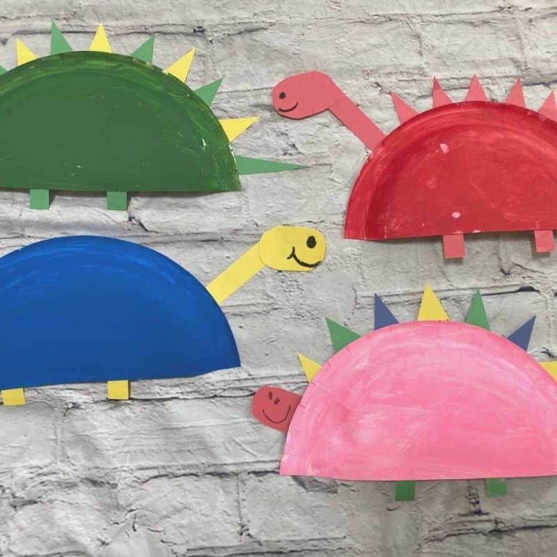 fun and easy dinosaur paper plate craft for kids