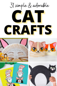 31 Cute Cat Crafts for Toddlers (Black Cats, Pete The Cat & More)