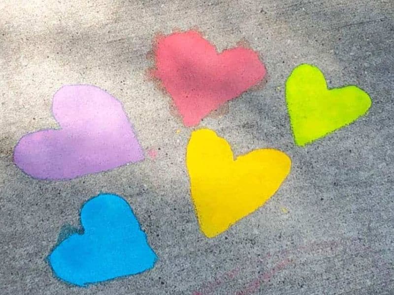 fun sidewalk chalk painting activities for 4 year old birthday party