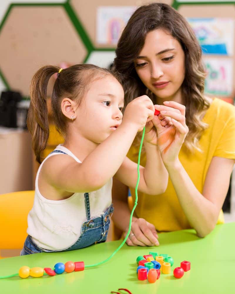 bead or fruit loop birthday activity