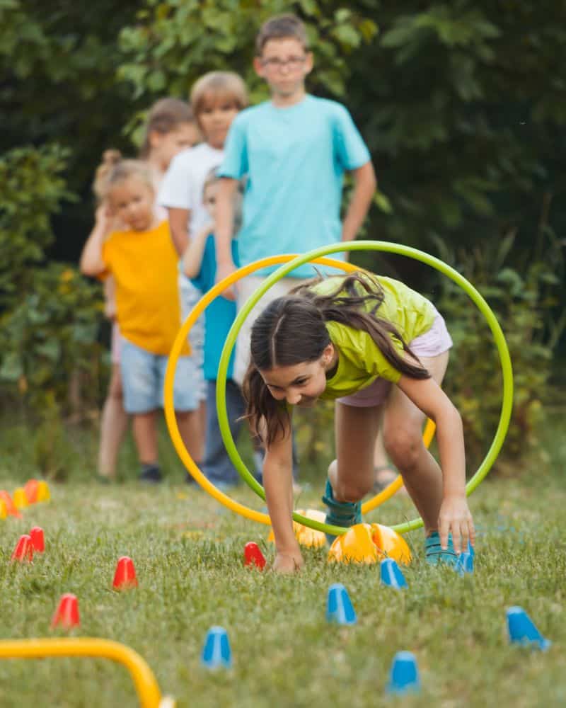 obstacle course, outdoor activities for 4 year old birthday party at home