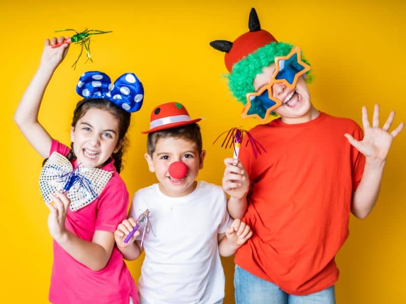 photobooth is a great additional for a fun activity for 4 year old birthday party