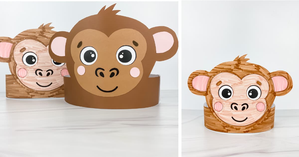 monkey crafts for preschoolers