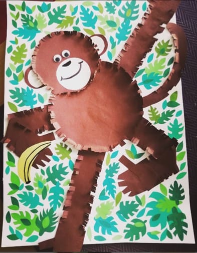 fun and easy monkey crafts for 2 year olds