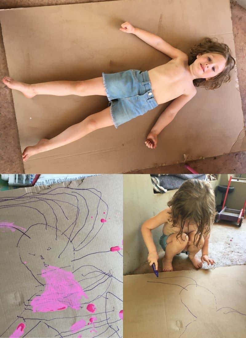 i like myself activities for preschoolers giant portrait