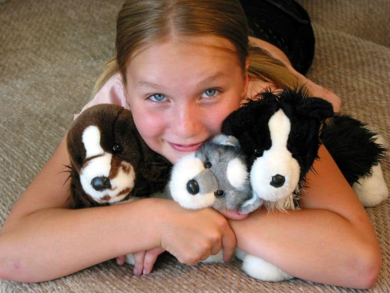 adopt a puppy, a cute idea for children's birthday party activity