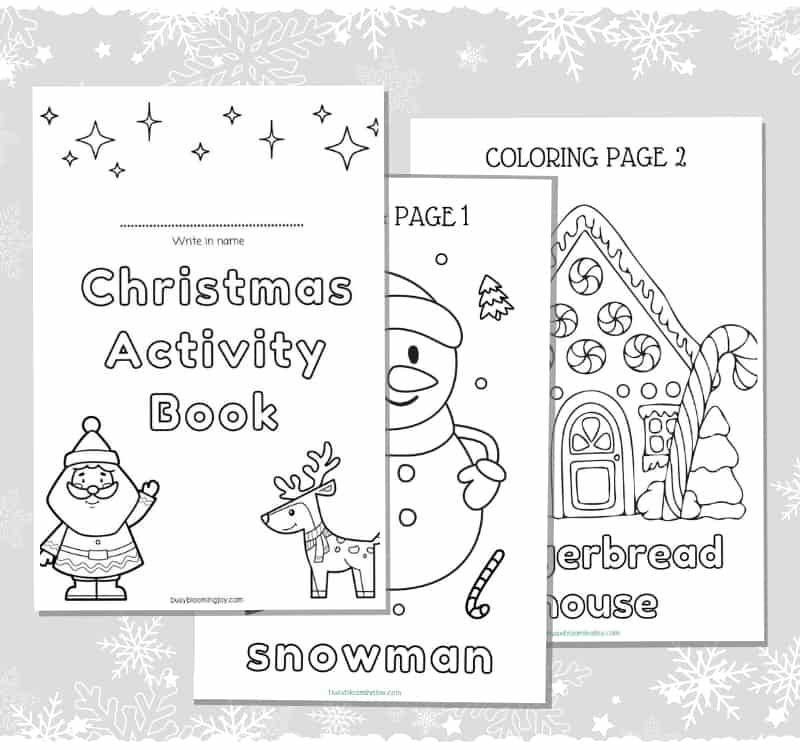 free printable Christmas coloring pages