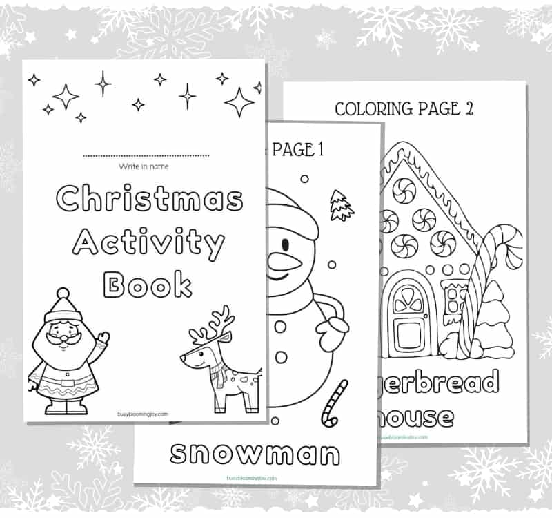 FREE 17 Page Christmas Activity Booklet Printable For Kids