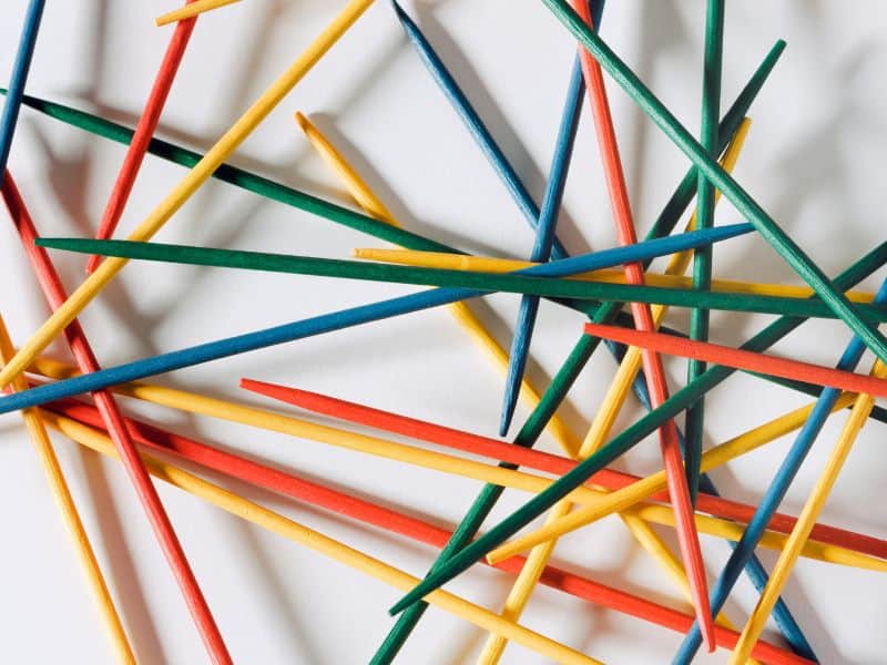 pick up sticks games for birthday party at home