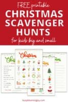 7 Free Christmas Light Scavenger Hunt Printable PDFs for Kids