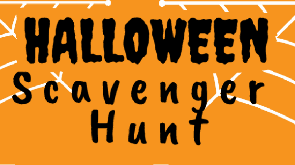 scavenger hunt Halloween activities for toddlers