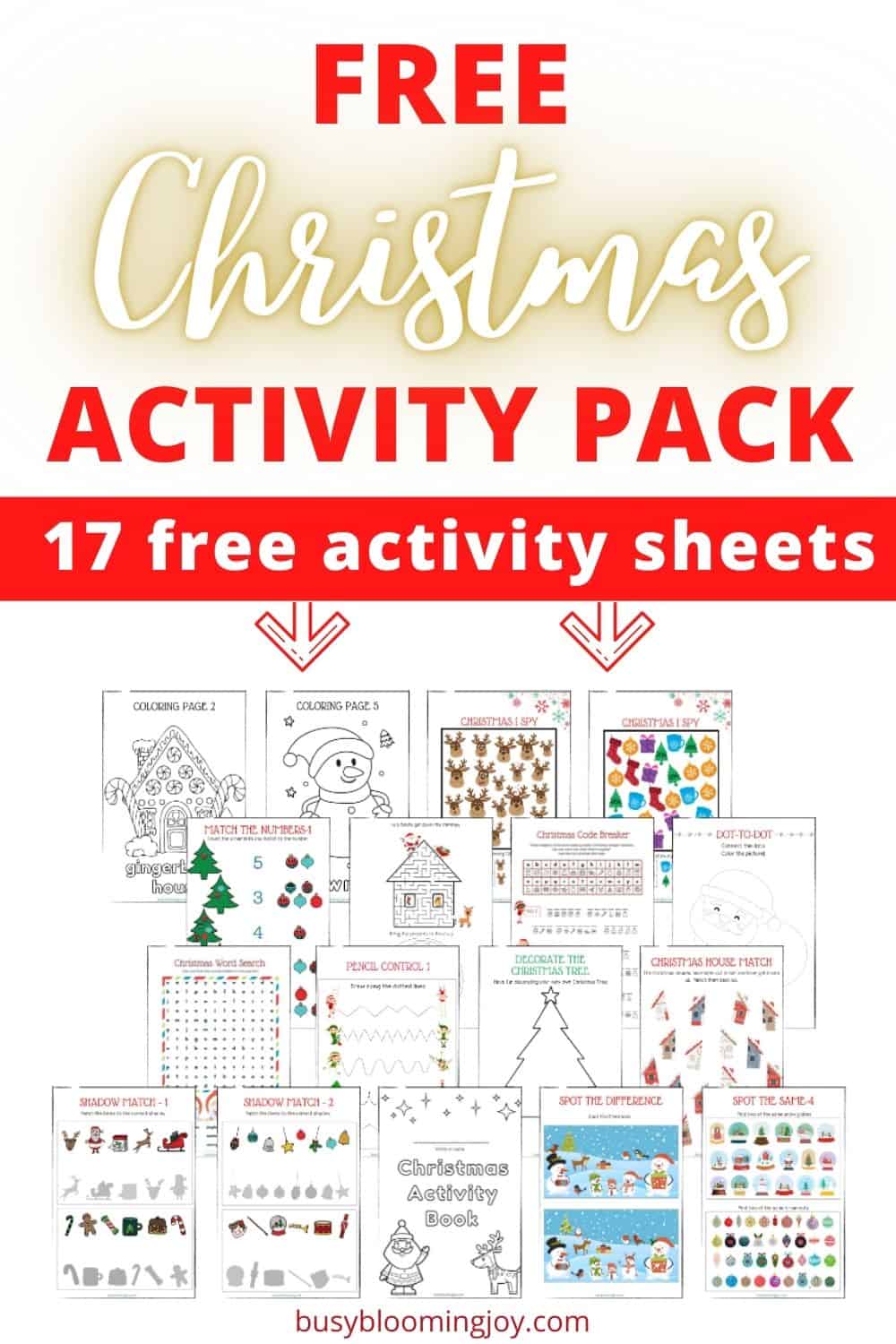 Read more about the article FREE 17 Page Christmas Activity Booklet Printable For Kids