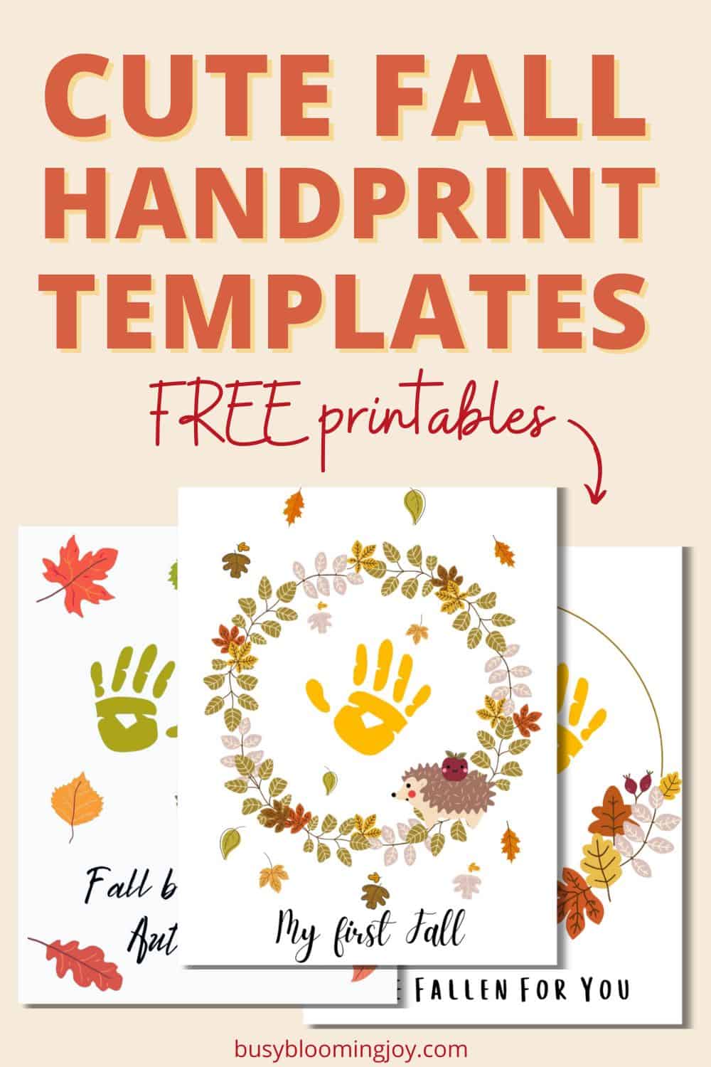Read more about the article Cute Free Fall Handprint Craft Templates for Babies & Toddlers