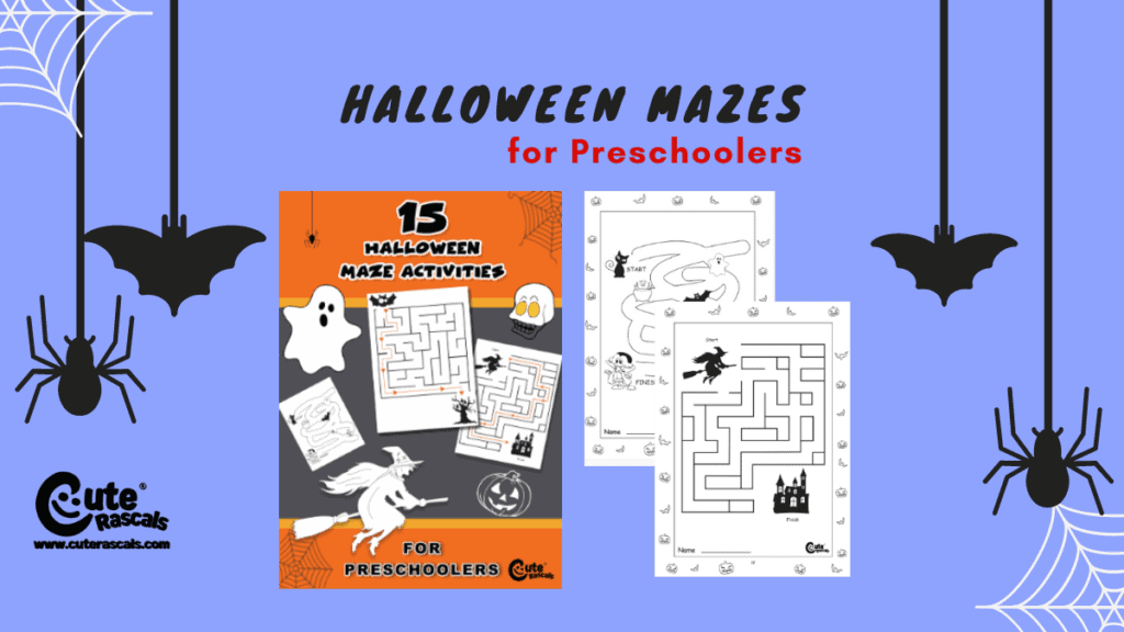 Free Printable Mazes for Kids for Halloween