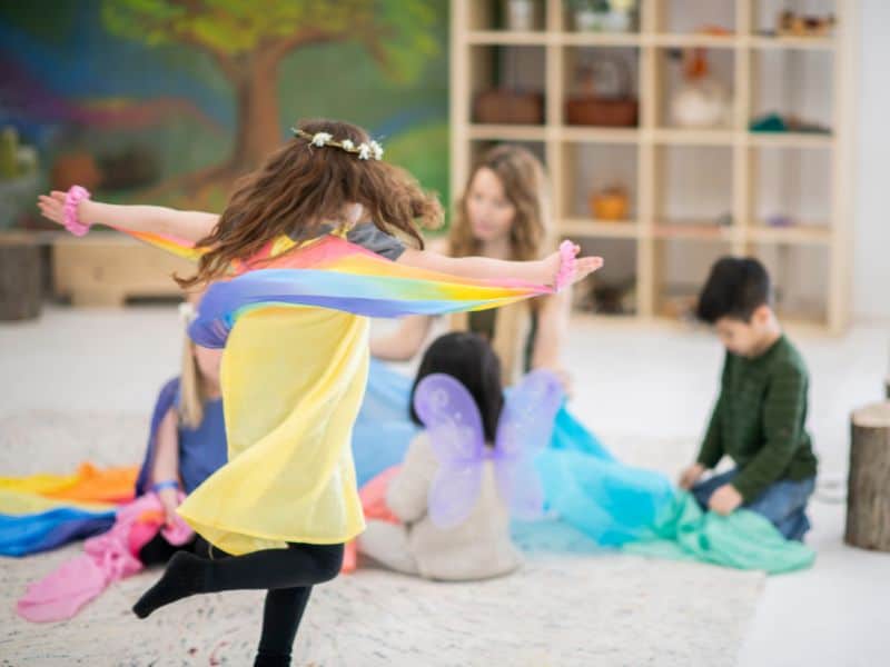 rainbow scarf dance 