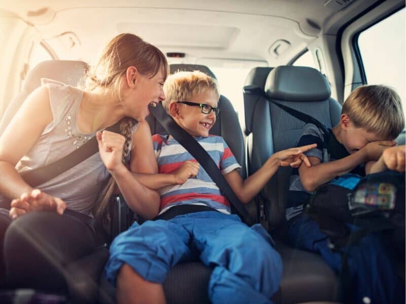 telling jokes for a fun road trip activity with then kids