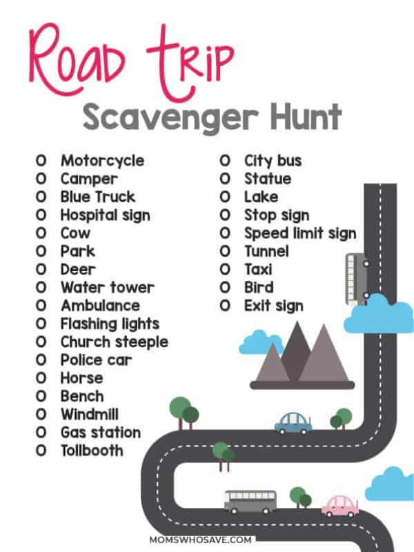 road trip free printable car games for kids