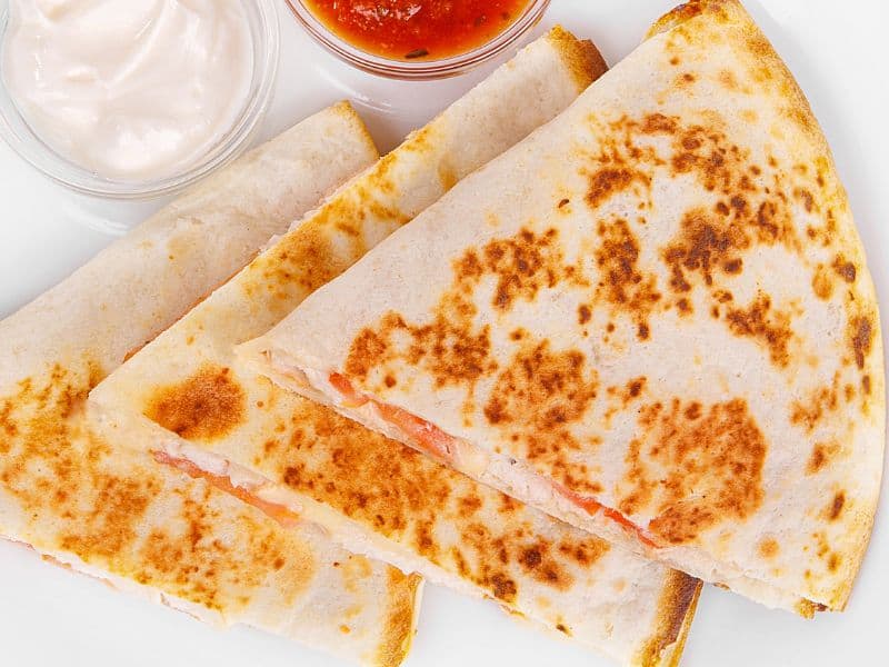 easy quesadilla snack for toddlers