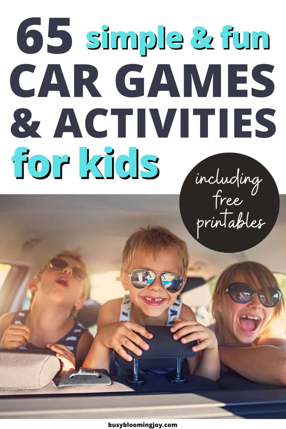 Read more about the article 65 Fun Car Activities for Kids & Games to Play Without Phone