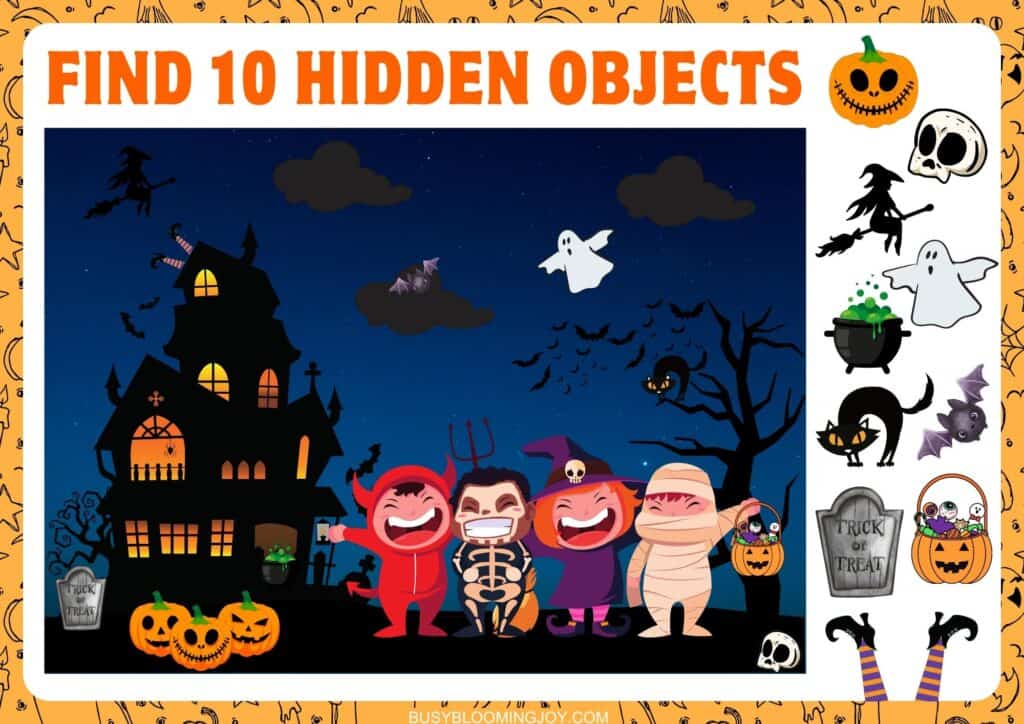 free printable halloween find the hidden object games