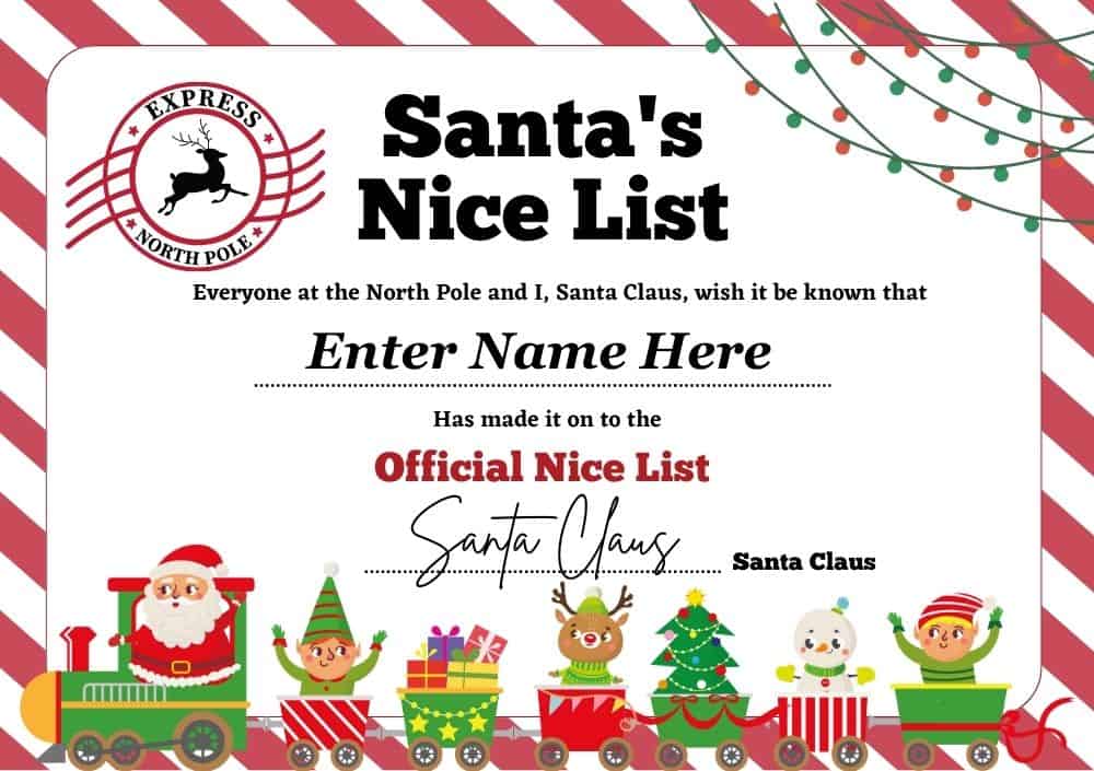 free printable certificate for kids to receive 