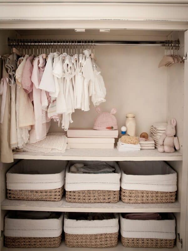 When should you organize baby's clothes