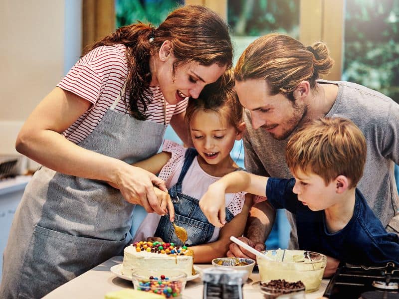 baking with the whole family