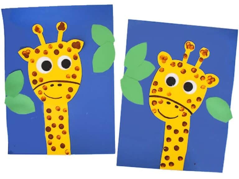 50 Easy Giraffe Activities & Craft Ideas for Kids